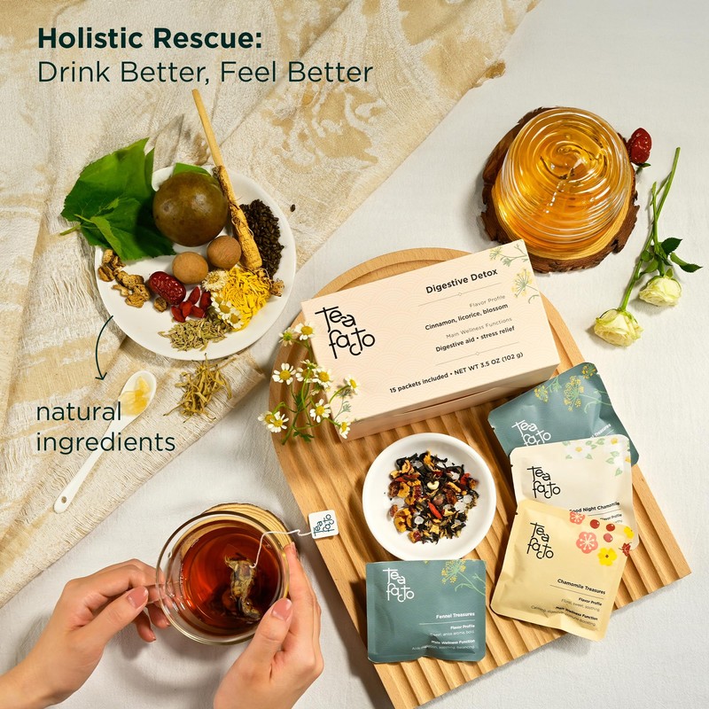 Tea Facto Detox Chamomile Tea Bags - Chamomile Tea Organic