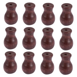 ULTECHNOVO Blind Cord Pulls 12pcs Wood Tassels Knobs for Blinds Easy Installation