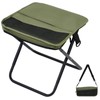 FAMJOALE Foldable Camping Stool, Portable Collapsible Chair with Carry Bag,
