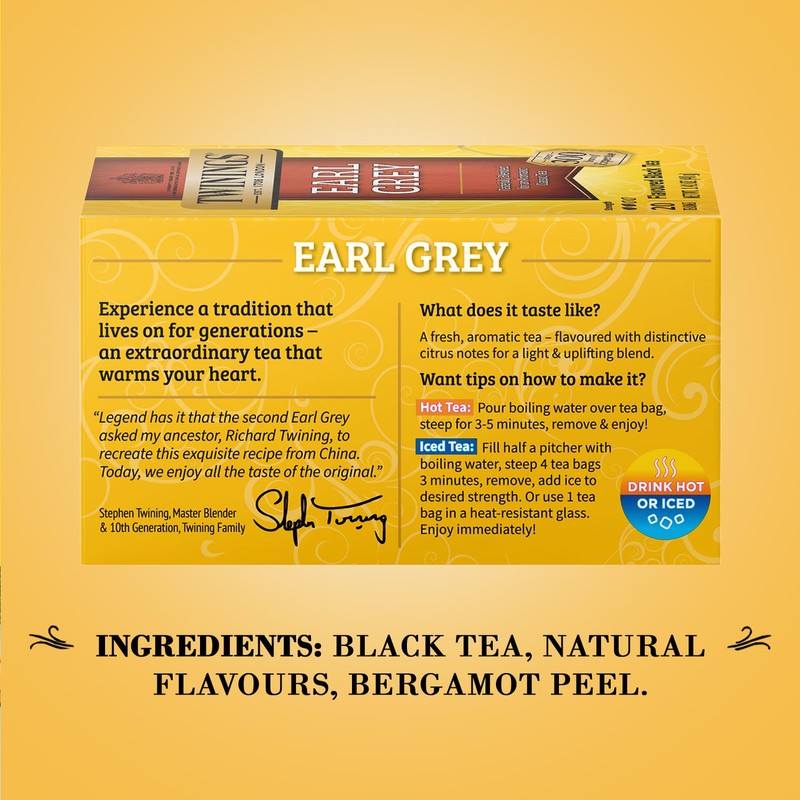Twinings Earl Grey Tea – A Bright and Zesty Black