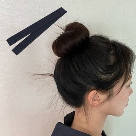 Bun Hairband, Bun Hair Stick Band Black (WFIM3JW) / 똥머리밴드 당고머리 똥머리 스틱 밴드 블랙 (WFIM3JW)
