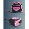 Lichamp Tape Measure 25 Feet, Pink Tape Measure 3 Pack