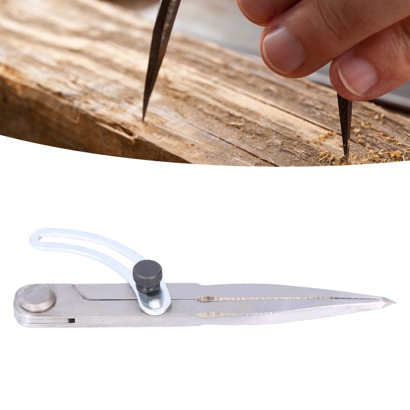 Wing Divider Gauge Compass Carbon Steel Adjustable Angle Scribing Tool