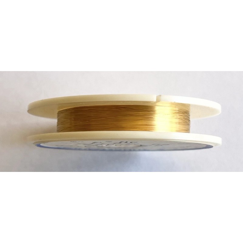 TUNGSTEN WIRE WOLFRAM WIRE GOLD PLATED TUNGSTEN .0025” WIRE 3