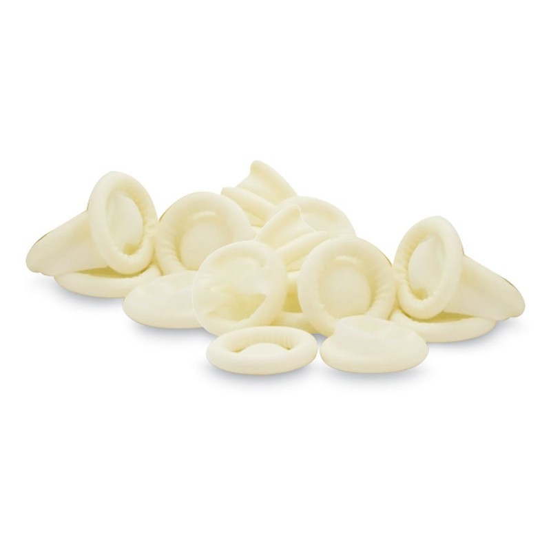 Finger Cot REL695 Bandage, Latex, Small, White (Pack of 100)