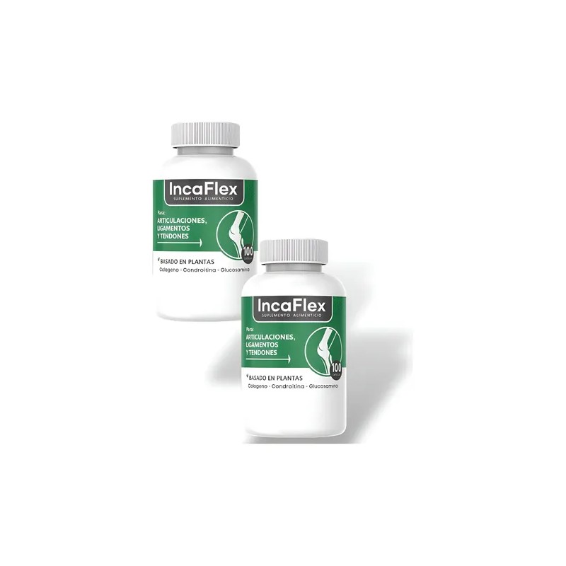 2pack Incaflex 100cap Suplemento Articulaciones Glucosamina