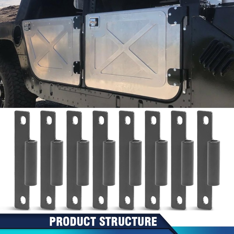 PIT66 Body Side Door Hinge(8 Pack) with Screws(16 Pcs) Compatible