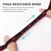 Yoga Bands, Elastic Fitness Bands, 8-Section Segmented Stretching Bands, Digital