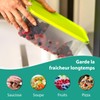 MiraHome food storage containers, freezer containers, green, Austrian quality