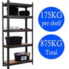 Garage Shelving Heavy Duty, 5 Level Steel Storage Shelves, Adjustable