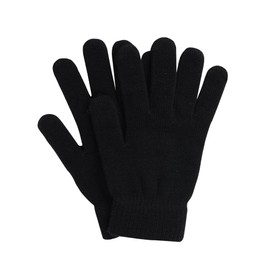 DOOVID Knit Gloves Adult Magic Gloves for Women Men Stretch Warm Gloves Knitted Full Finger Gloves Black