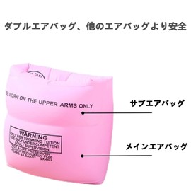 LIMUNJIZ 4 Piece Set, High Flotation Arm Ring, Swimming Aid, For Children and Adults, Perfect for Playing in the Water, Pool, Ocean, River, or Playing in the Water, Made of PVC, Lightweight, Compact