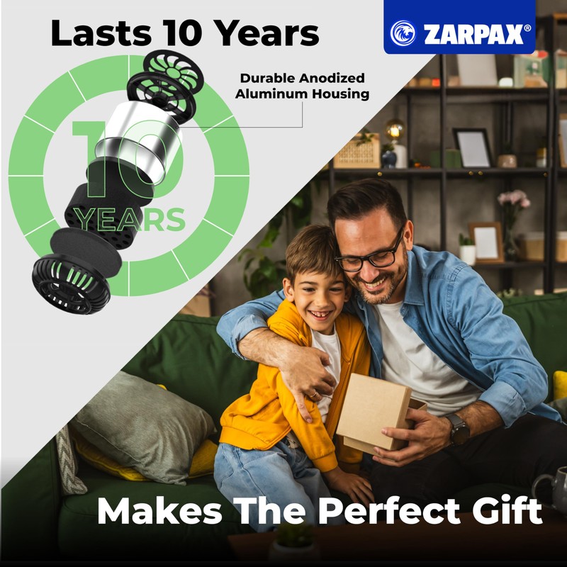 ZARPAX Refrigerator Deodorizer - Single Pack - Fridge Smell Eliminator