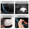 Car Leather Steering Wheel Cover - Panapi Material, Universal 14.5-15