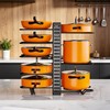 aurorareveal Pots and Pans Organizer Rack under Cabinet 15.7 Height,