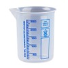 Kosmetex Measuring Cups, 10 ml to 1 Litre, Naturally Transparent