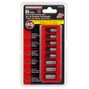 Powerbuilt 8-Piece 1/4-Inch Drive Universal Spline Socket Set with Dual