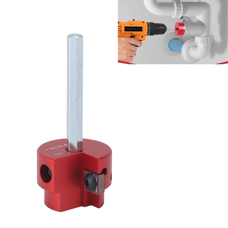 PVC Pipe Reamer Kit Aluminum Alloy Pipe Fitting Reamer PVC