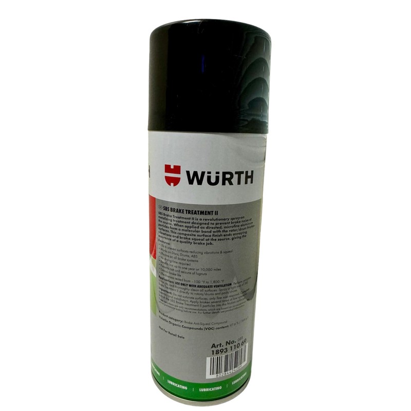 Wurth SBS Brake Treatment Spray | Pro Formula | Anti-Squeal,