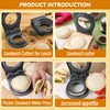 Sandwich Cutters, Sandwich Cutter Sealer, Bread Cookie Cutters, Cookie Cutters,