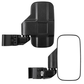 KEMIMOTO UTV Side Mirrors And Center Mirror Set Compatible With Polaris Ranger 500 900 1000 XP Defender w/Pro-Fit Profiled Tube UTV Rearview Mirrors Rear View Mirror Accessories