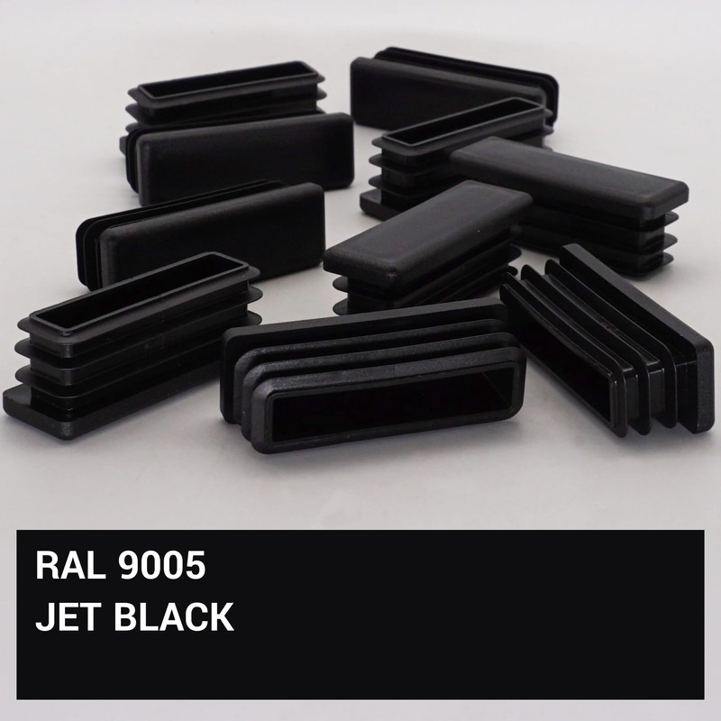 SKIR'CO Pack of 10 Rectangular Plastic Plugs 20 x 60