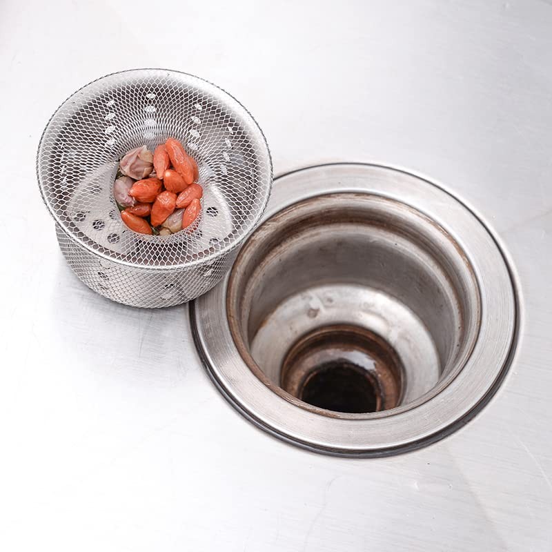 100Pcs Sink Drain Strainer Net Disposable Mesh Filter Bag Kitchen
