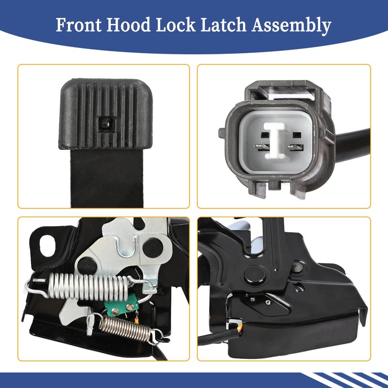 Getfarway Front Hood Lock Latch Assembly 74120-S6M-506 Compatible with Acura