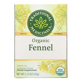 Herb Tea, 95% Organic, Fennel, 16 Bag (Pack of 6) (Value Bulk Multi-Pack)