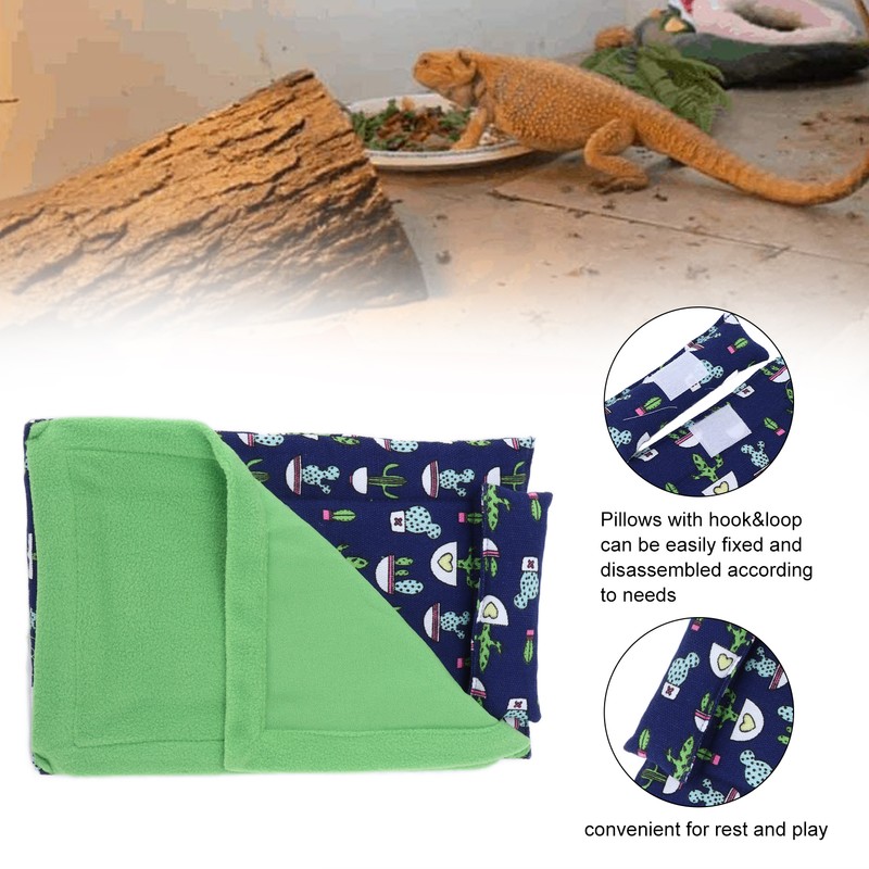 Reptile Sleeping Bag Washable Comfortable Warm Convenient Bearded Dragon Blanket