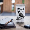 Black Crow F-Caw-F Funny Black Bird Stainless Steel Insulated Tumbler