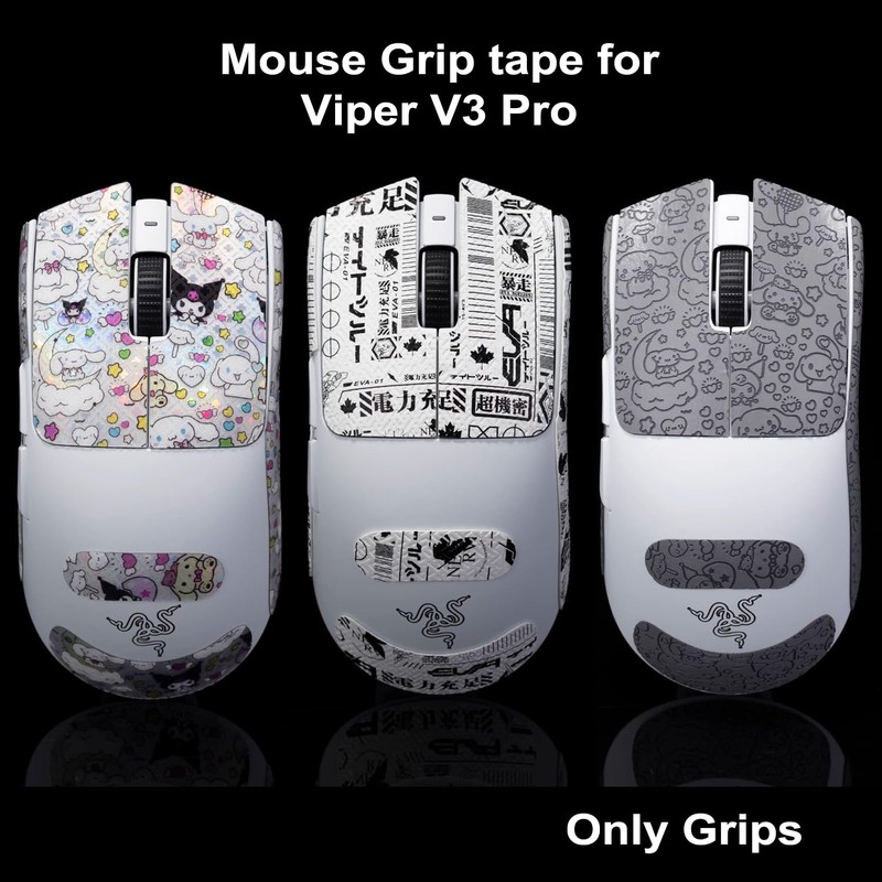 Hokeyio Grip Tape for Razer Viper V3 Pro - Anti-Slip,Enhanced