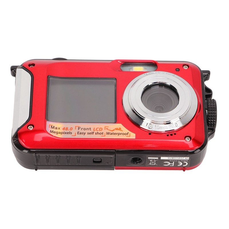 Full HD 2.7K 48MP 10ft Waterproof Underwater Digital Camera 16X