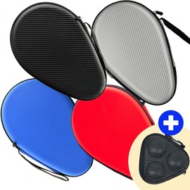 Benella Table Tennis Racket Hard Case Bag Racket Blue