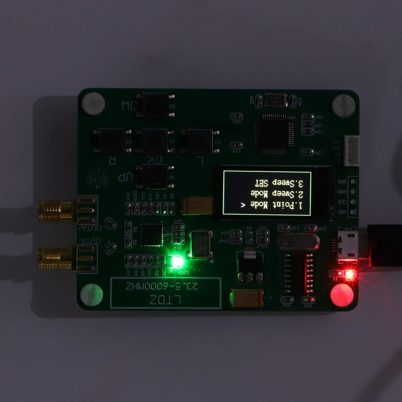 Signal Source Module Generator Board 23.5‑6000MHz Electronic Component USB 5V