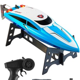 Force1 Velocity Fast RC Speed Boat with Underwater Driving Feature:_Blue