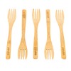 pandoo Forks made of 100% natural bamboo, reusable and environmentally