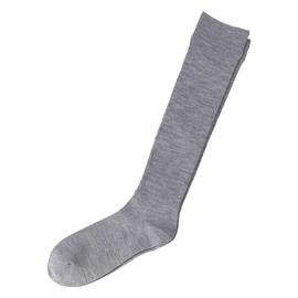 Cobez Men's Calf Comfortable High Socks (Hair Blend) Gray