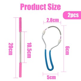 Pack of 2 Face Epilator, Manual Facial Epilator, Feather Face Epilator, Feather Eyebrow, Face Epilator, Feather Hair Blowing Face, Feather Face Epilator