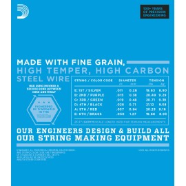 D'Addario 3 Sets D'Addario EXL115BT Electric Guitar Strings 11-49 Balanced Tension Strings