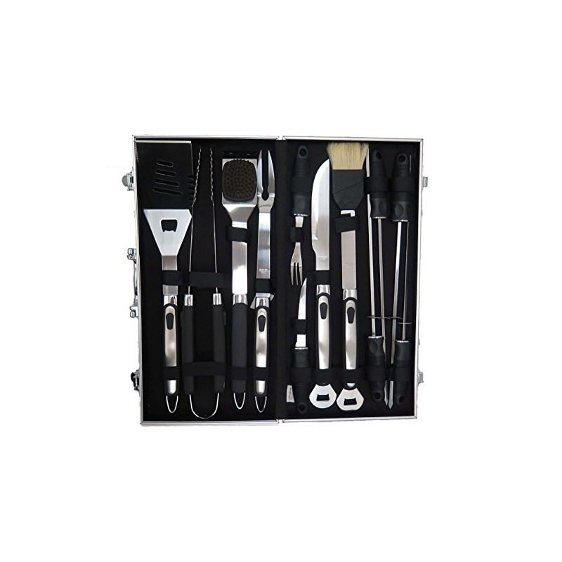 Ledmark Industries 12 Piece Deluxe BBQ Tool Set