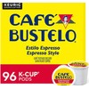 Café Bustelo Espresso Style Dark Roast Coffee K-Cup Pods, 96 Count