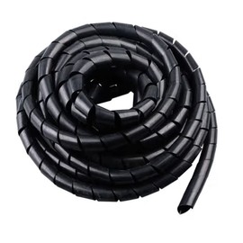 Spiral Cable Wrap - 33 Ft 5/16" Cable Management Sleeve Organizer for Computer, Power, Audio, Video Cords (5/16 Inch-33Ft, Black)