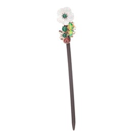 Mikinona Ancient Hair Clip Pin Stick Hairpin Retro Hair Stick for Hair Bun Holder Floral Headpiece