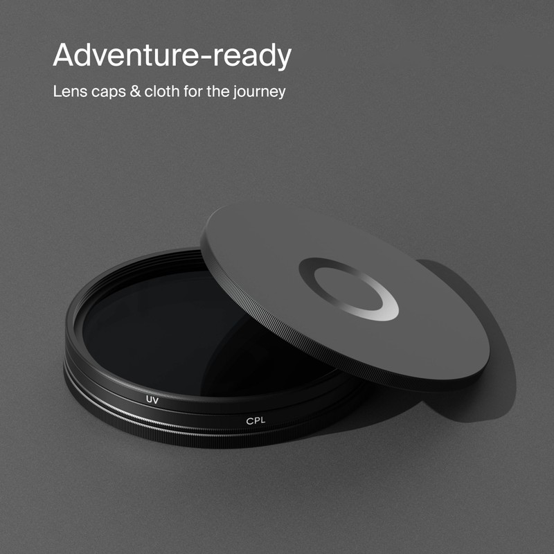 Urth 82mm 2-in-1 Lens Filter Kit — UV, Circular Polarizing