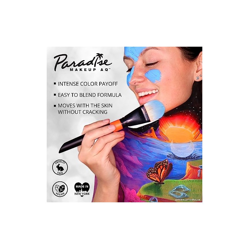 Mehron Paradise AQ Pro Face Paint Palettes (30 Colors)