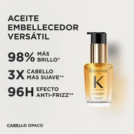 Kérastase Elixir Ultime L’Huile Originale Aceite Capilar de Nutrición Profunda, Brillo Intenso y Termoprotección | 30 ml |