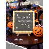 Changeable Felt Letter Board with LED Lights - 10×10" Message