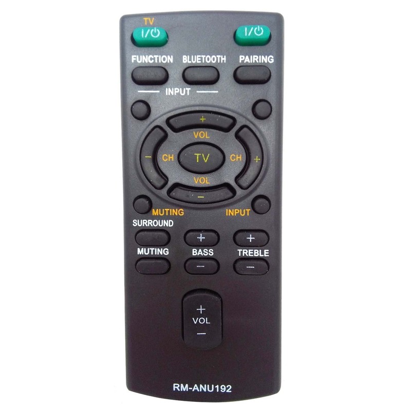 Replaced New RM-ANU192 Sound Bar Remote fit for Sony Sound