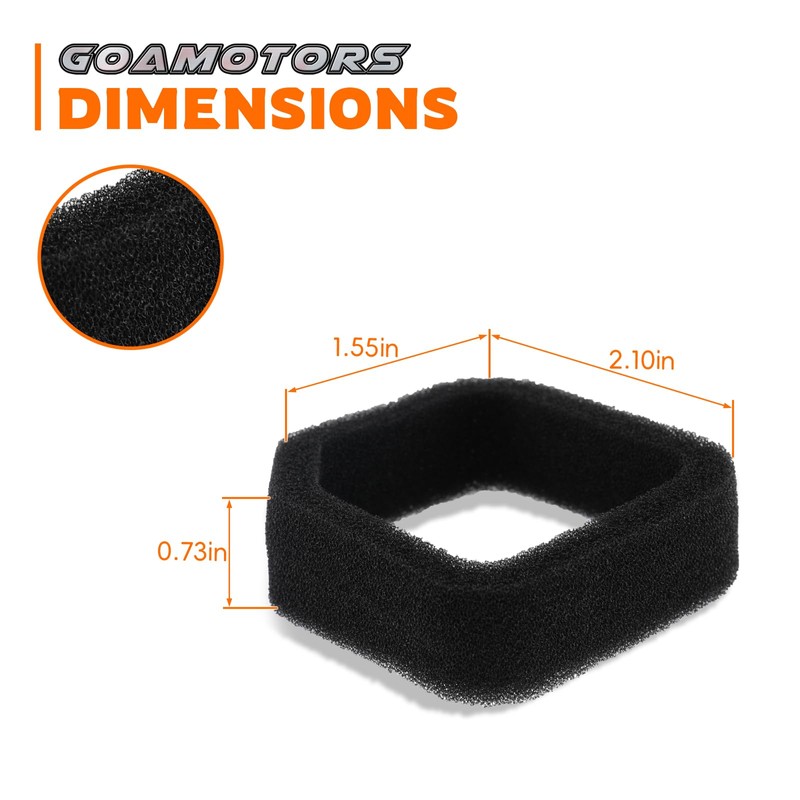 GoaMotors 6698373 Air Filter and Fuel Line Kit Compatible with